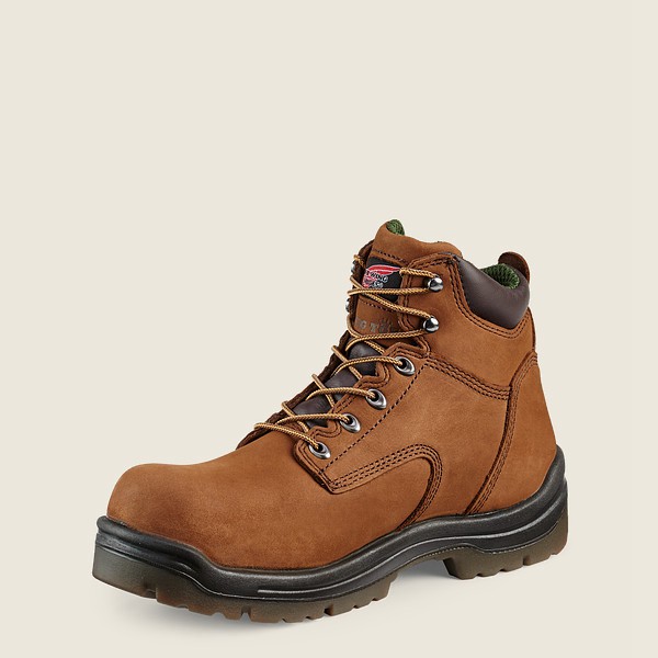 Work Støvler Herre - Red Wing King Toe® - 6-Inch Insulated Waterproof Soft Toe - Brune - VZLDBF-098